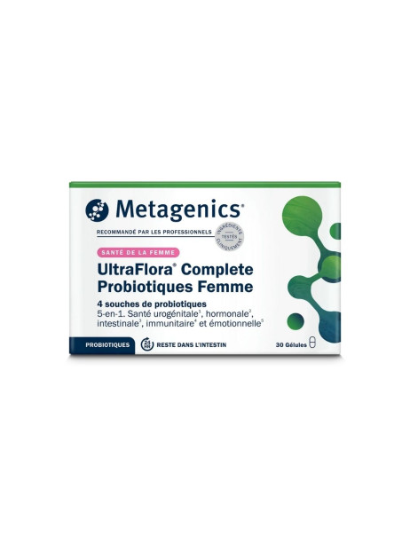Metagenics UltraFlora Complete Women № 30 С Дієтична добавка УльтраФлора Компліт Вумен