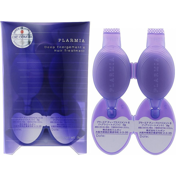 Milbon Plarmia Deep Energement 6 Hair Treatment Ампули для відновлення волосся 
