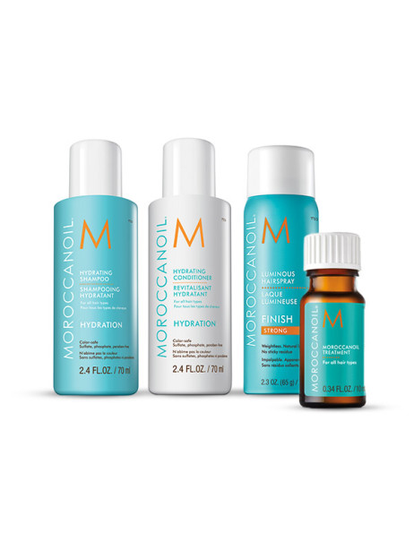 Moroccanoil Набір Must-Haves Kit (shm / 7ml + cond / 7ml + hair / oil / 1ml + spray / 75ml)