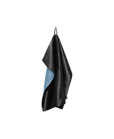 MOLODO Silk Face Towel with Microfiber Black Шелковое полотенце с микрофиброй для лица, черное - Написать отзыв