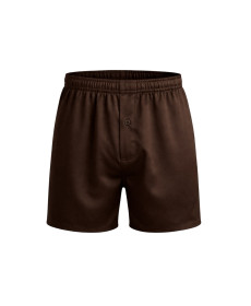 Molodo Men's Silk Boxers Game Changer Brown Шелковые мужские трусы, коричневые - Написать отзыв
