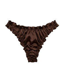 MOLODO Silk Thong Air Brown Шелковые стринги, коричневые - Написать отзыв
