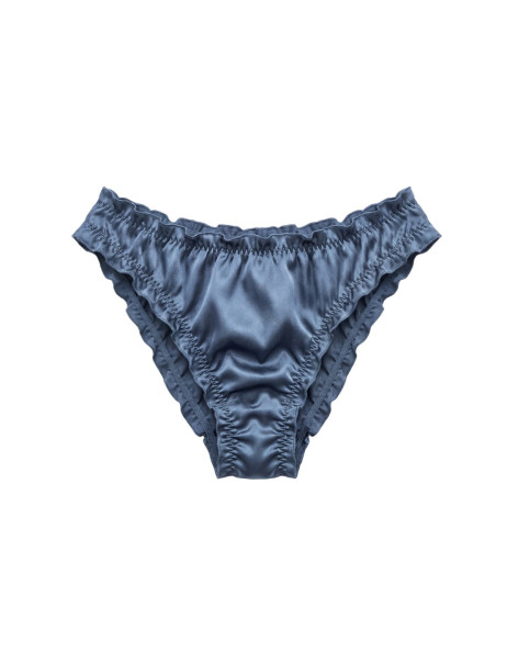MOLODO Silk Slip-Panties Air Blue Шелковые слипы, голубые