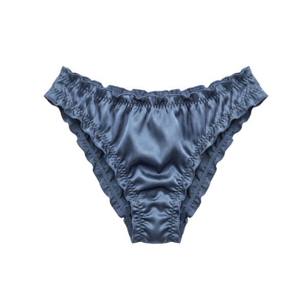 MOLODO Silk Slip-Panties Air Blue Шовкові сліпи, блакитні