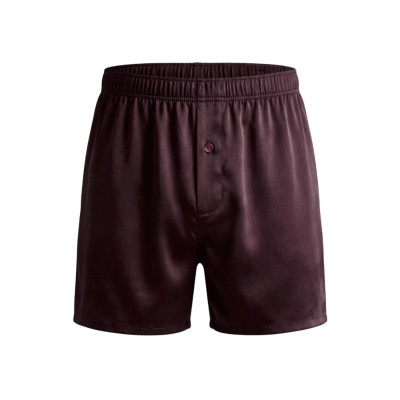 Molodo Men's Silk Boxers Game Changer Plum Шовкові чоловічі труси, сливові