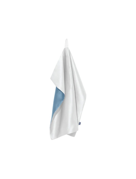 MOLODO Silk Face Towel with Microfiber Off White Шелковое полотенце с микрофиброй для лица, молочное