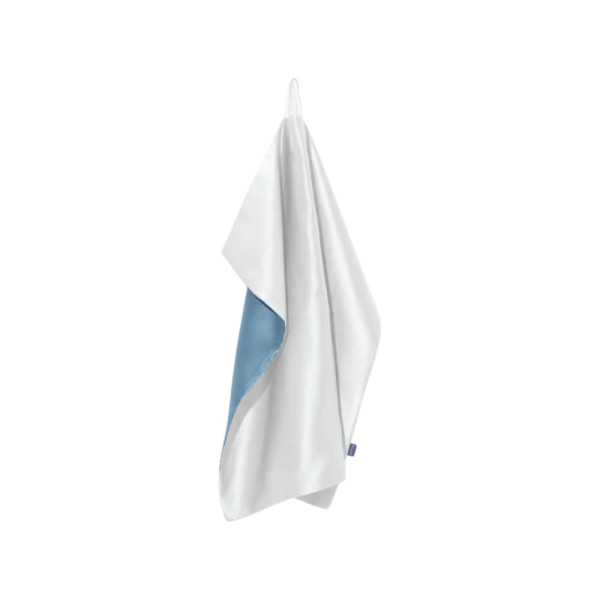 MOLODO Silk Face Towel with Microfiber  Off White Шелковое полотенце с микрофиброй для лица, молочное
