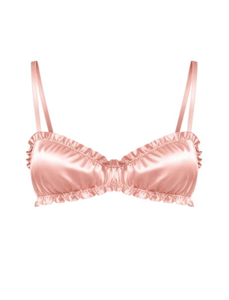 Molodo Silk Bra Air Powder Pink Шовковий топ, пудровий