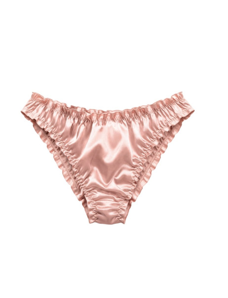 MOLODO Silk Slip-Panties Air Powder Pink Шовкові сліпи, пудрові