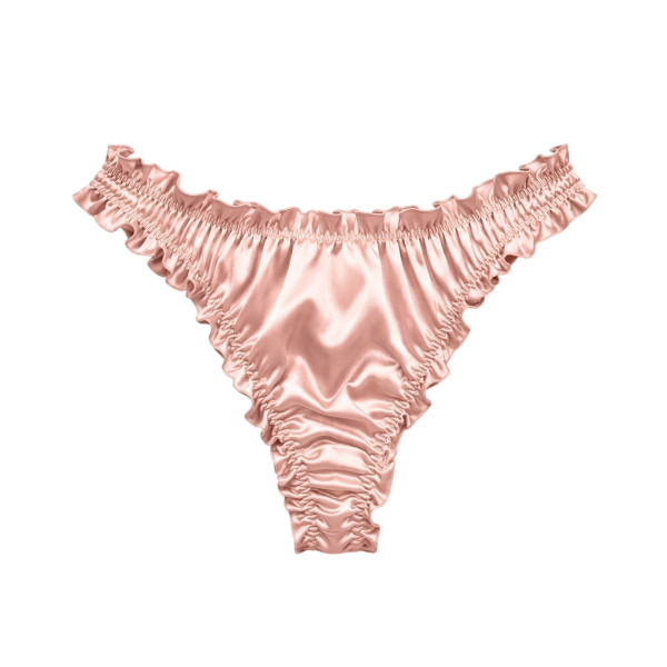 MOLODO Silk Thong Air Powder Pink Шовкові стрінги, пудрові