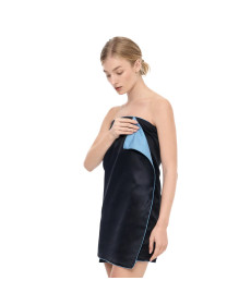 MOLODO Silk Body Towel Black Шелковое полотенце для тела, черное - Написать отзыв