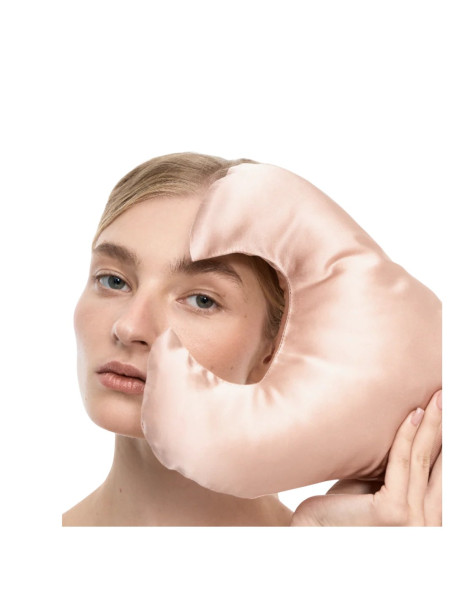 MOLODO Silk Anti-Aging Pillow Key Powder Pink Антивікова подушка проти зморшок навколо очей, пудрова