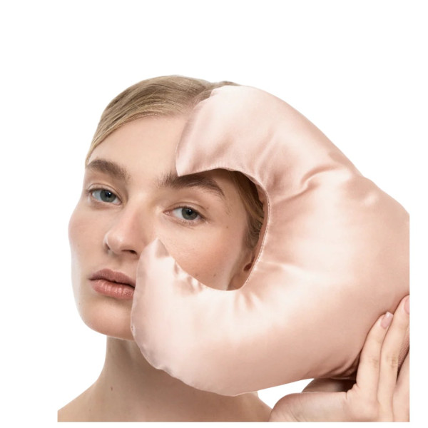 MOLODO Silk Anti-Aging Pillow Key Powder Pink Антивікова подушка проти зморшок навколо очей, пудрова