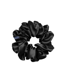 MOLODO Silk Scrunchie Maxi Black Объёмная резинка из шелка, черная - Написать отзыв