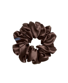 MOLODO Silk Scrunchie Maxi Brown Объёмная резинка из шелка, коричневая - Написать отзыв