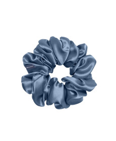 MOLODO Silk Scrunchie Maxi Blue Объёмная резинка из шелка, голубая - Написать отзыв