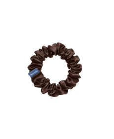 MOLODO Silk Scrunchie Midi Brown Шовкова резинка середнього розміру, коричнева - Написати відгук