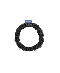 MOLODO Silk Scrunchie Mini Black Тонкая шелковая резинка для волос, черная - Написать отзыв