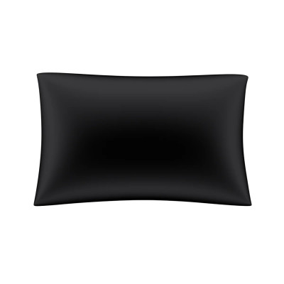 MOLODO Silk Mulberry Pillowcase Black Наволочка из 100% шелка, черная