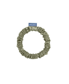 MOLODO Silk Scrunchie Mini Forest Moss Тонкая шелковая резинка для волос, оливковая - Написать отзыв