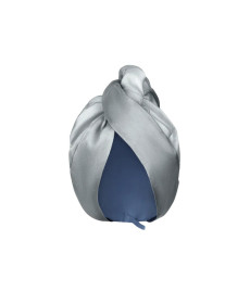 MOLODO Silk Turban With Microfiber Grey Шелковый тюрбан с микрофиброй, серый - Написать отзыв