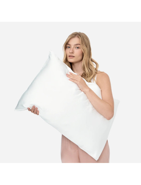 MOLODO Silk Mulberry Pillowcase Off White Наволочка из 100% шелка, молочная