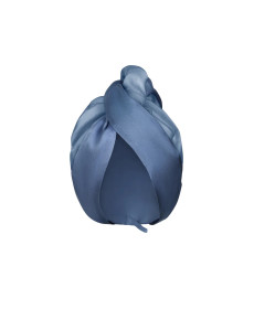 MOLODO Silk Turban With Microfiber Blue Шовковий тюрбан з мікрофіброю, блакитний - Написати відгук