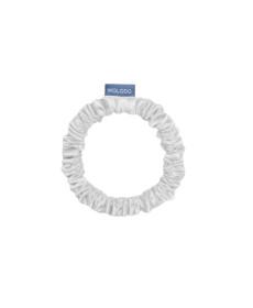MOLODO Silk Scrunchie Mini Off White Тонкая шелковая резинка для волос, молочная - Написать отзыв