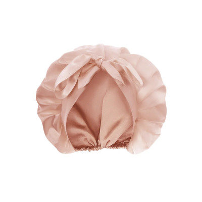 MOLODO Silk Night Cap Powder Pink Шелковая шапочка для сна, пудровая
