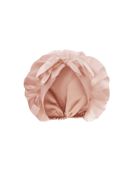 MOLODO Silk Night Cap Powder Pink Шовкова шапочка для сну, пудрова