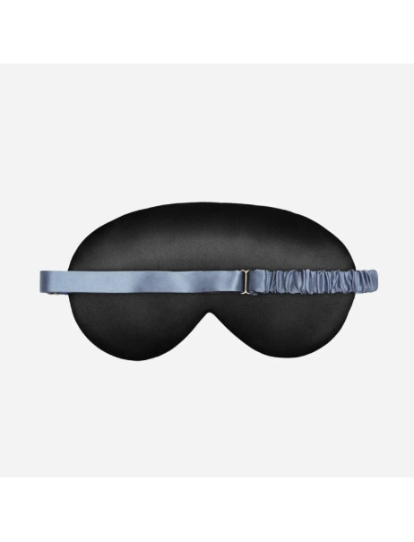 MOLODO Silk Mulberry Sleep Mask Black Шовкова маска для сну, чорна