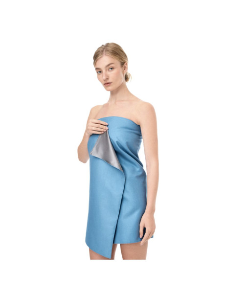 MOLODO Silk Body Towel Stone Grey Шовковий рушник для тіла, сірий