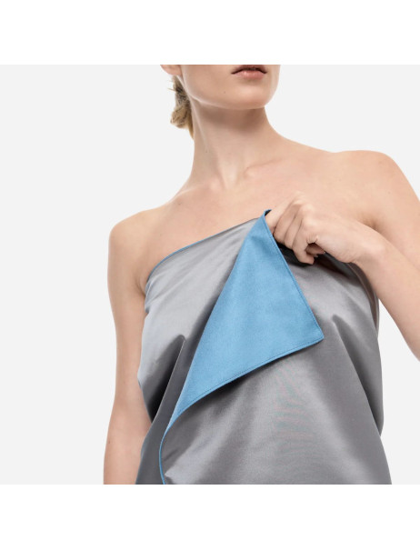MOLODO Silk Body Towel Stone Grey Шовковий рушник для тіла, сірий