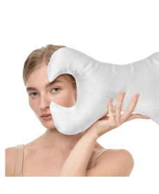 MOLODO Silk Anti-Aging Pillow Key Off White Антивозрастная подушка против морщин вокруг глаз, молочная - Написать отзыв