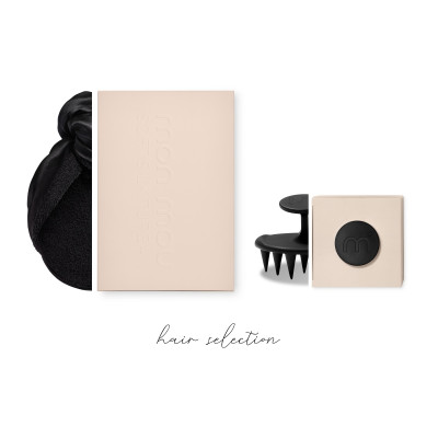 Mon Mou Hair Selection Set Black Набор аксессуаров для деликатного ухода за волосами, черный