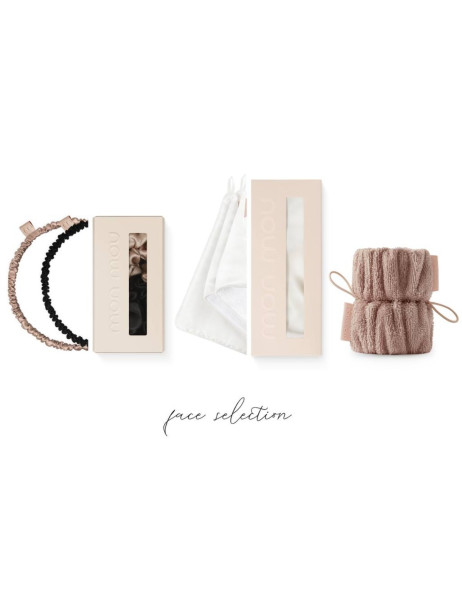 Mon Mou Face Selection Beige Набір аксесуарів для догляду за шкірою обличчя та шиї (бежевий)