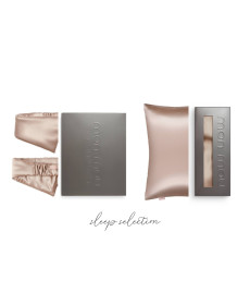 Mon Mou Sleep Selection Beige Шовковий набір для сну та відпочинку, бежевий - Написати відгук