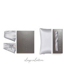 Mon Mou Sleep Selection Pearl Gray Шовковий набір для сну та відпочинку, перлинно-сірий - Написати відгук