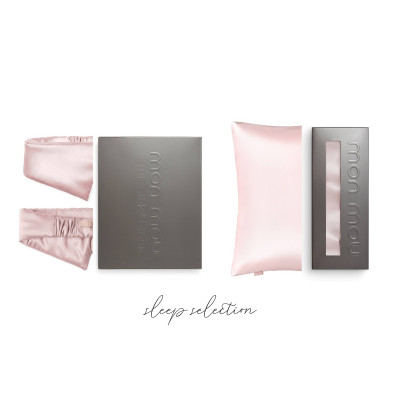 Mon Mou Sleep Selection Pink Шовковий набір для сну та відпочинку, рожевий