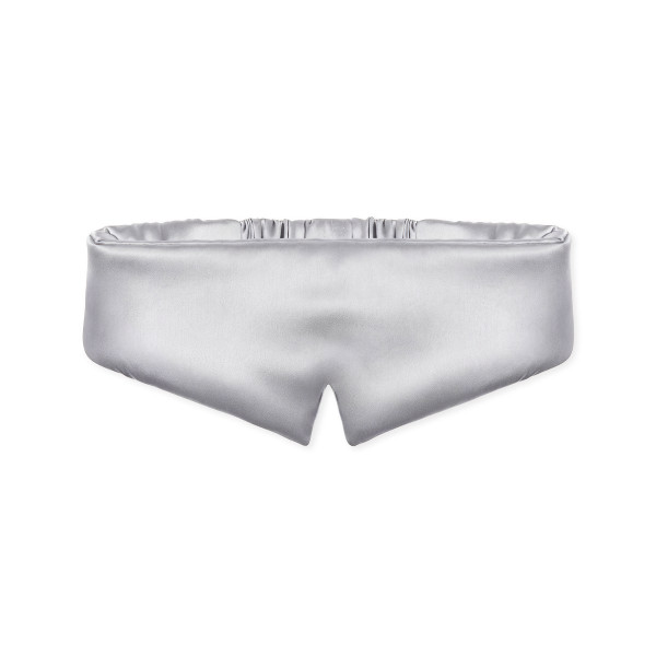 Mon Mou Pure Silk Mask Pearl Gray Шелковая маска для сна и отдыха (жемчужно-серая)