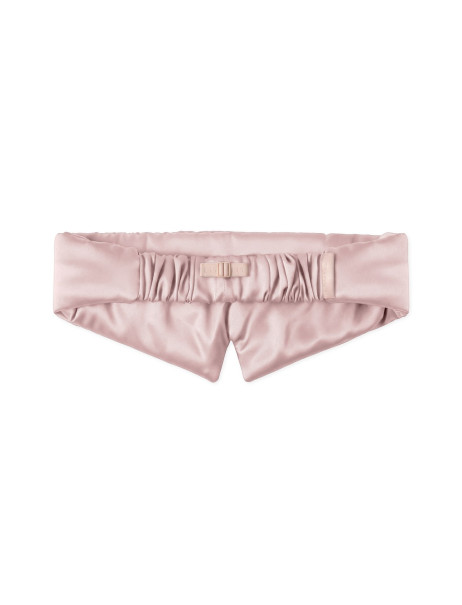Mon Mou Pure Silk Mask Pink Шелковая маска для сна и отдыха (розовая)