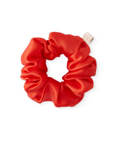 Mon Mou Silk Large Scrunchie Dark Orange Об'ємна резинка з натурального шовку (темно-помаранчевий) - Написати відгук