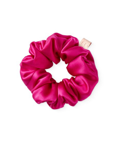 Mon Mou Silk Large Scrunchie Berry Об'ємна резинка для волосся з натурального шовку (Ягідний) - Написати відгук