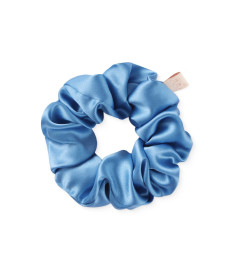 Mon Mou Silk Large Scrunchie Sky Blue Об'ємна резинка для волосся з натурального шовку (Блакитний) - Написати відгук