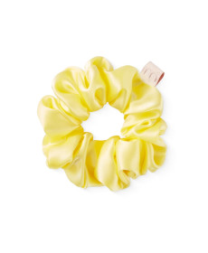 Mon Mou Silk Large Scrunchie Yellow Об'ємна резинка для волосся з натурального шовку (Жовтий) - Написати відгук