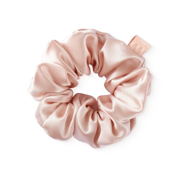 Mon Mou Silk Large Scrunchie Nude Об'ємна резинка для волосся з натурального шовку (Нюдовий)