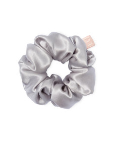Mon Mou Silk Large Scrunchie Pearl Gray Об'ємна резинка для волосся з натурального шовку (Перлинно-сірий) - Написати відгук