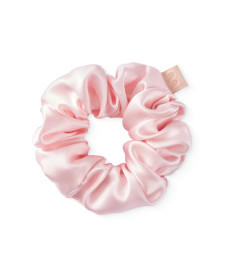 Mon Mou Silk Large Scrunchie Pink Объемная резинка для волос из натурального шелка (Розовый) - Написать отзыв