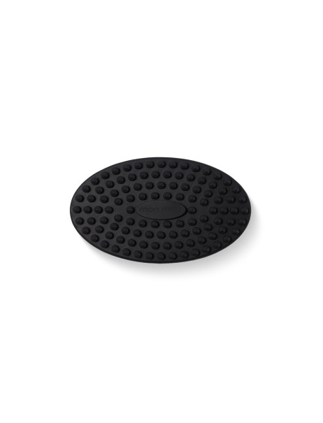Mon Mou Soft Body Brush Black Силіконова щіточка для очищення шкіри (Чорний)