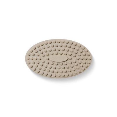 Mon Mou Soft Body Brush Taupe Силиконовая щеточка для очищения кожи (Серо-бежевый)